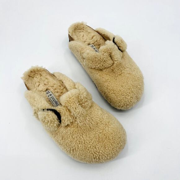 Birkenstock Shoes - Birkenstock Papillio Shearling Boston Sandals